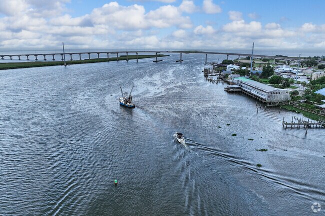 Indian Pass is minutes from Saint Joseph Bay where locals can take fishing charters.