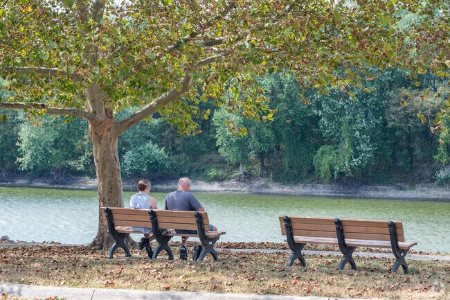 Indiana State University Residents can relax along the Wabash River at Fairbanks Park.