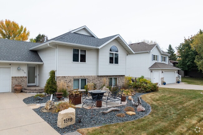 Homes in Rose Creek have elaborate landscaping for residents to enjoy.
