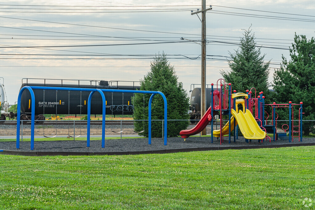 Dover First Christian School has a small playground for students to use during recess.