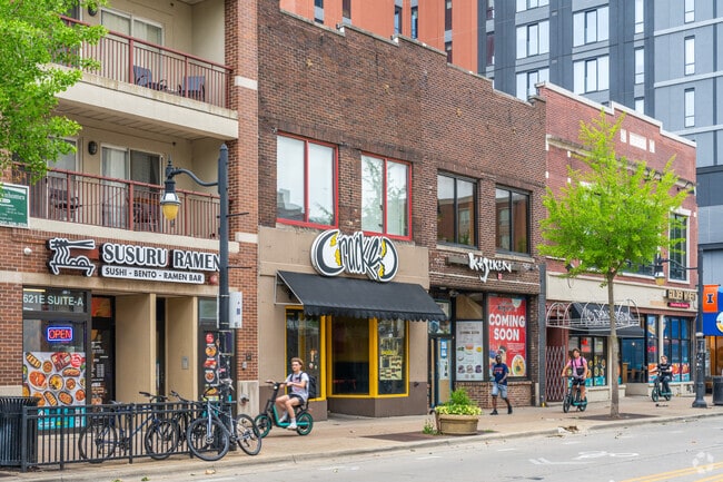 Green Street has an abundance of food options to choose from.