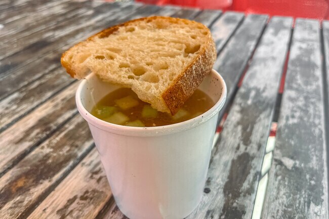 Residents enjoy French country sourdough and chicken & rice soup at Union Loafers in Botanical Heights.