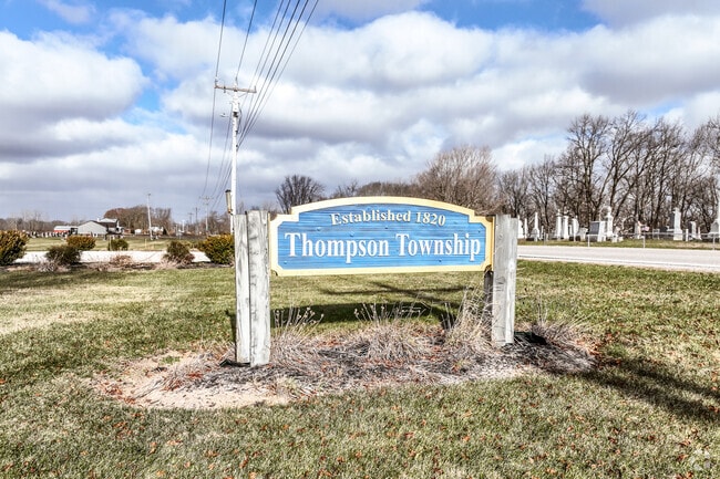 Thompson is a rural township in Delaware County, Ohio, with a population of just under 1,000 residents.