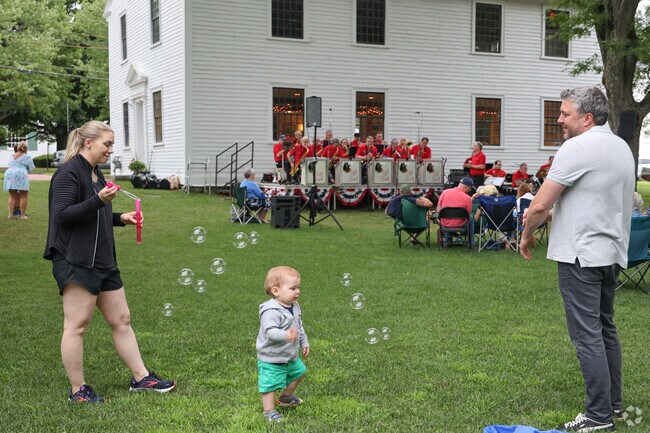 Fun fills Concerts on the Common in Lynnfield as the neighbors frolic on the lawn,