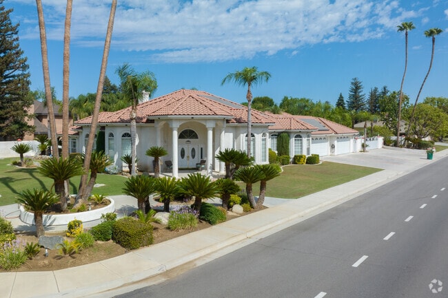 Mediterranean-style homes are common throughout Bakersfield.