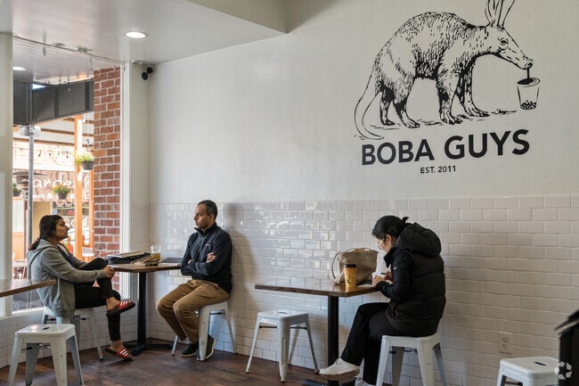 Sipping the day away with artisanal boba at Boba Guys near El Sereno Corte.
