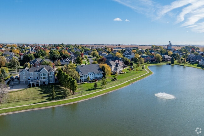 Hawthorne features an exclusive walking path used by residents.