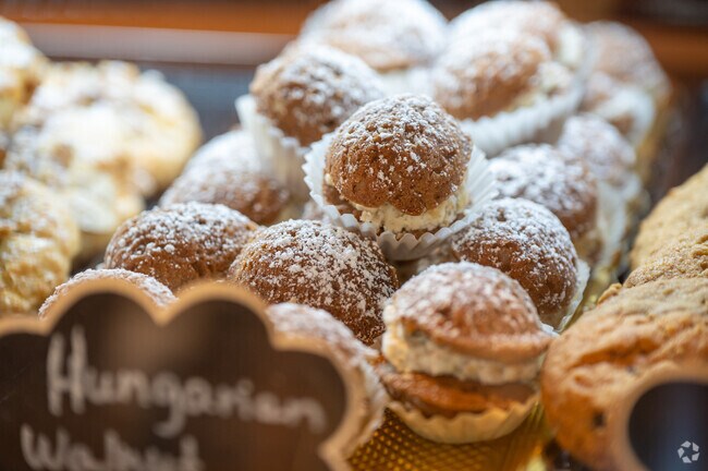 Stop in to Zserbo Bakery in North Pembroke for a Hungarian pastry.