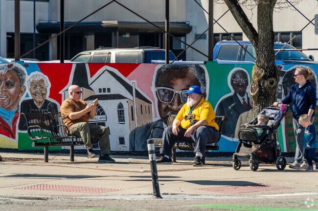 Barton Plateau & Huron River Heights locals head to Kerrytown in Ann Arbor to socialize.
