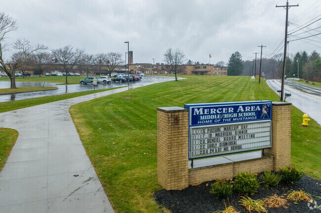 Students are challenged to excel at the Mercer Middle School and High School.