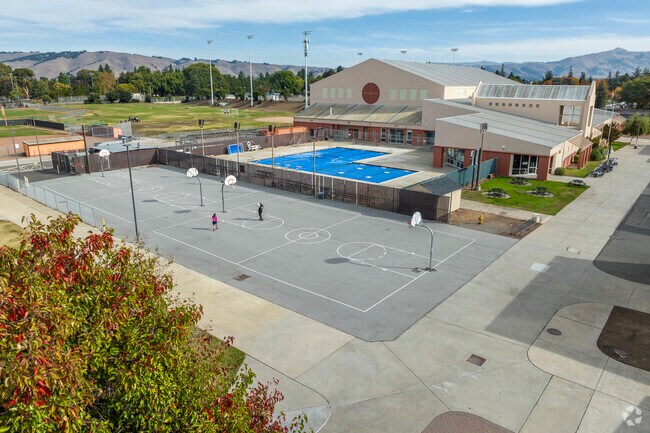 Washington High School has large modern sports facilities.