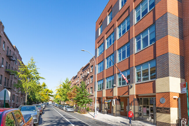 The Children's Lab School in Queens is on a residential street.