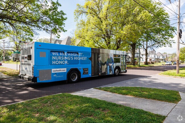 Public transportation makes getting around Grant Beach more convenient.