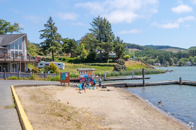 Devils Lake is a great place to take your family in the Salishan area.