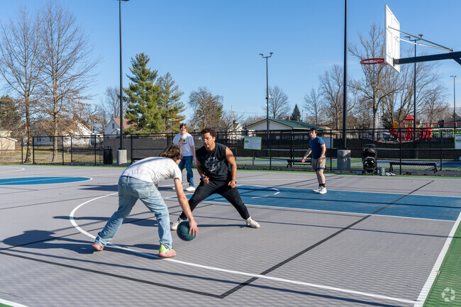 Hit the court and shoot some hoops at Lions Club Park off Route 67 in Jerseyville.