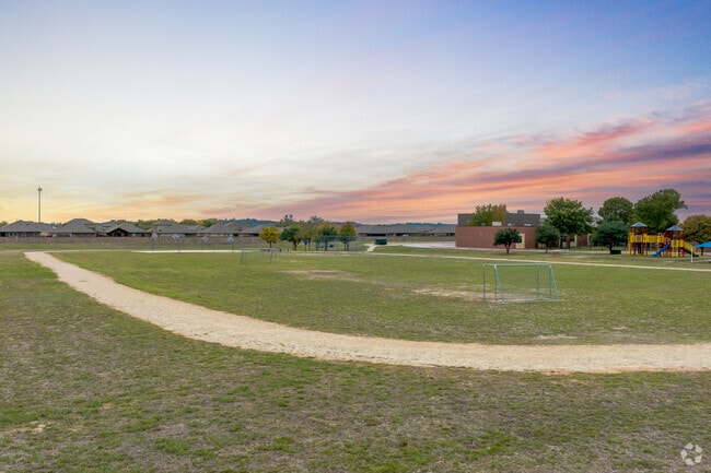 The track at W.S. Ryan Elementary is perfect for the kiddos to run off some energy.