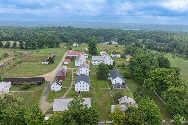 The Canterbury Shaker Village is a beautiful area with lots of trails for hiking.