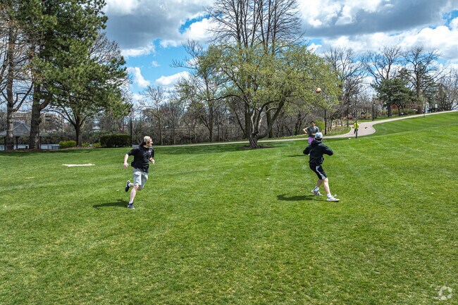 Downtown Naperville residents enjoy access to multiple acres of greenspace.