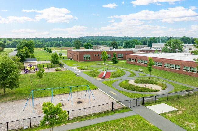 East Meadow is a public school located in Granby, MA, which is in a fringe rural setting.