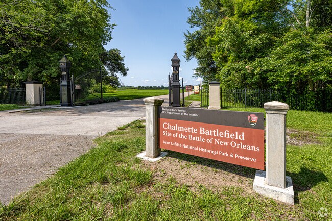 The Chalmette Battlefield is a part of the National Park Service.