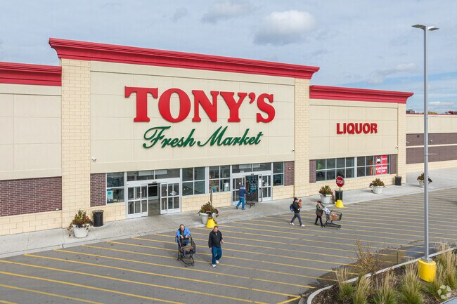 Tony's Fresh Market is conveniently located on Jefferson St. and offers plenty of parking.