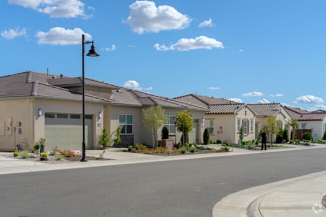 Newly developed single-story patio homes are a great addition to the Folsom Ranch neighborhood.