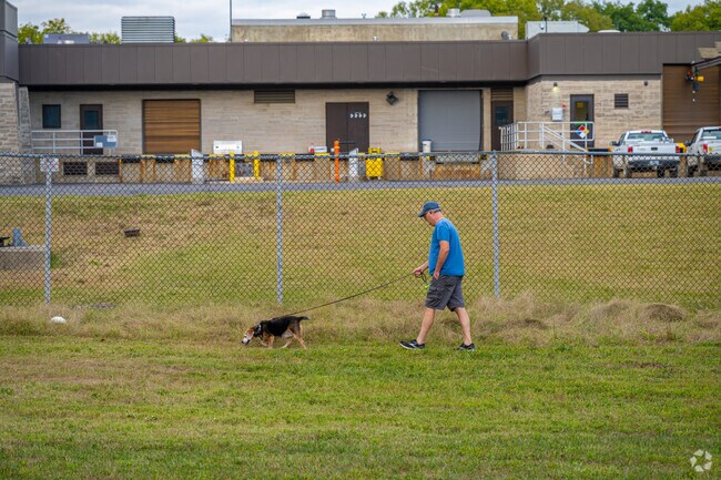East Carmel's River Heritage Park is a small, quiet park that's perfect for walking a dog.
