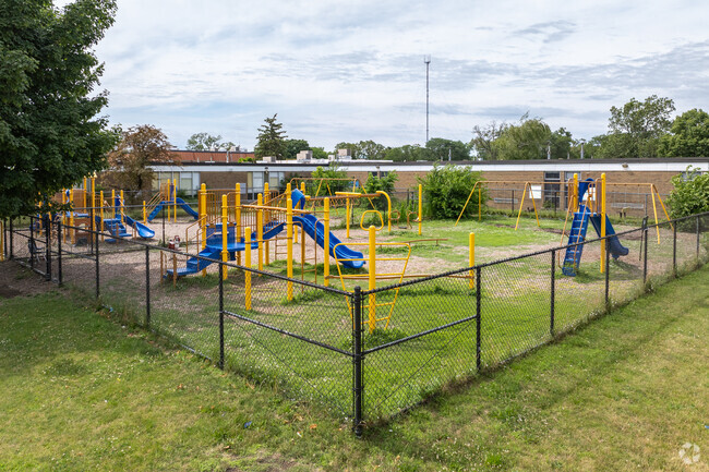 Bates Academy playground.