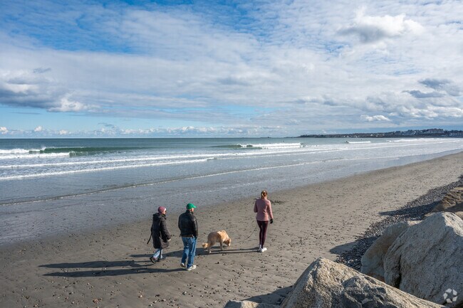 Waveland residents can walk for miles on Nantasket beach.