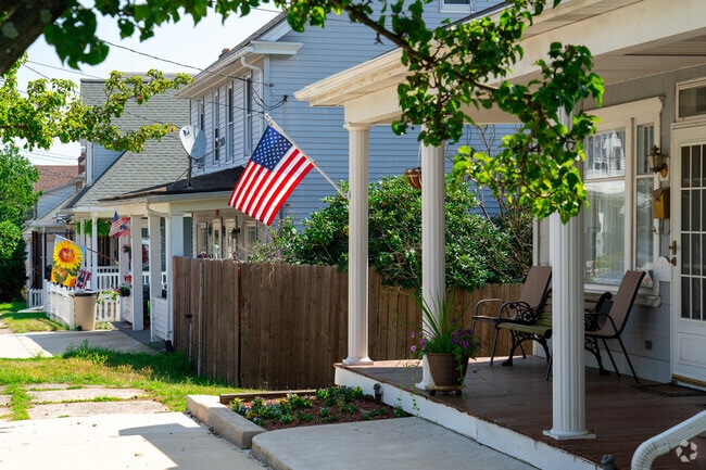 Summit Hill sidewalks are lined with trees, bringing Pennsylvania's beauty to residents' doors.