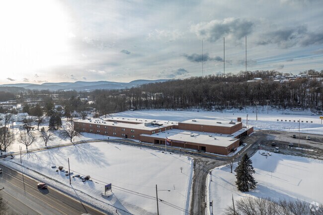 The sun rises on a great day at Bishop Guilfoyle Catholic High School.