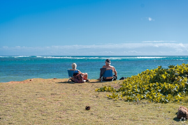 Kapaa's coastline features scenic beaches with golden sands and turquoise waters.