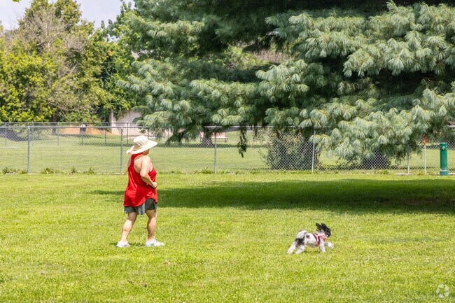 Guilford residents can bring their pups to the dog park located within Norlo Park.