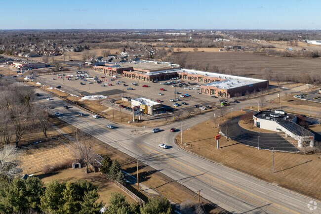 Small shopping centers in Roscoe are located along Hononegah Road.
