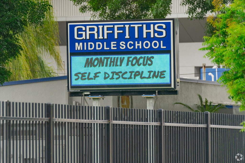 Griffiths Middle School develops their students to have strong character.