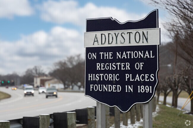 Addyston is just 13 miles, or about a 20-minute drive, west of Cincinnati.