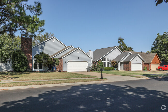 Traditional homes with attached two car garages are one of many home styles in Kensington.