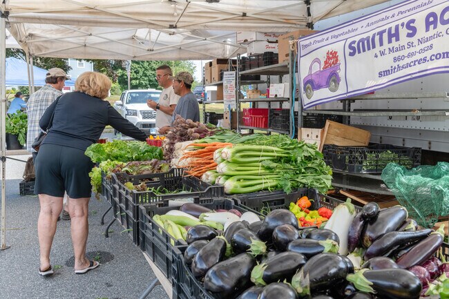 The Waterford Farmers Market is a Saturday morning sensation near the Ridgewood neighborhood.