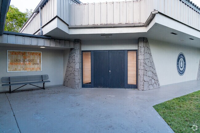 The Calusa Preparatory chapel entrance.