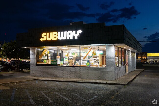 Locals can choose between several known brands when it comes to fast food options.