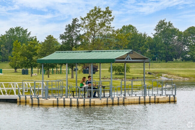 Residents of Savoy can head to Dana Colbert Park for a picnic on the lake.