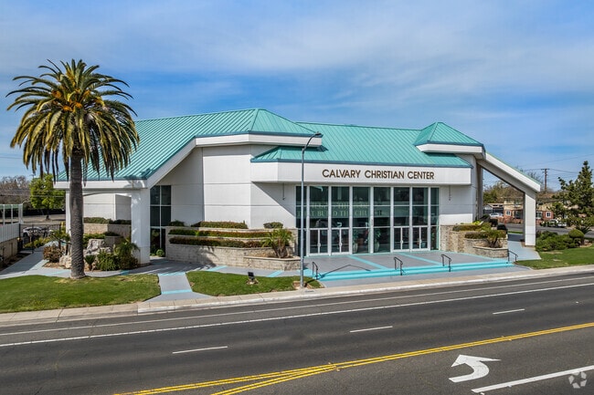 Calvary Christian Center is a modern-looking building serving the Ben Ali area.
