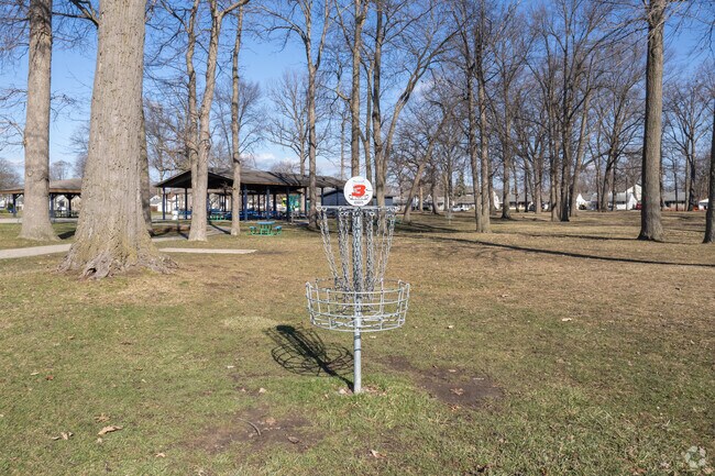 Green Acres Park is known for its wooded disc golf.