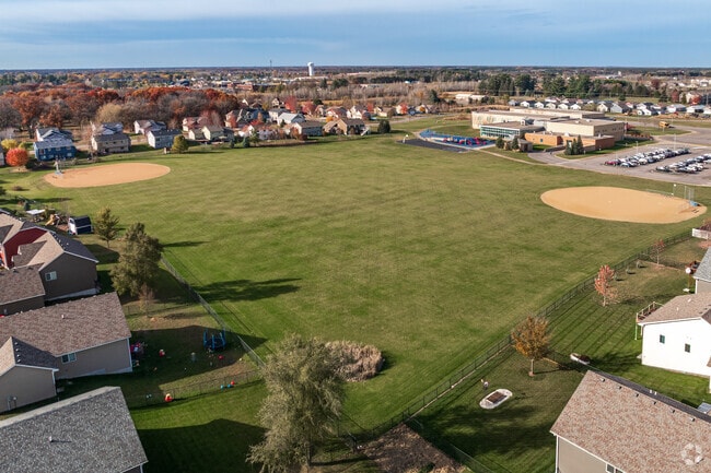 Play-and-learn together: At Isanti Intermediate School students have access to structured recess, playfields and specials that promote wellness and fun.