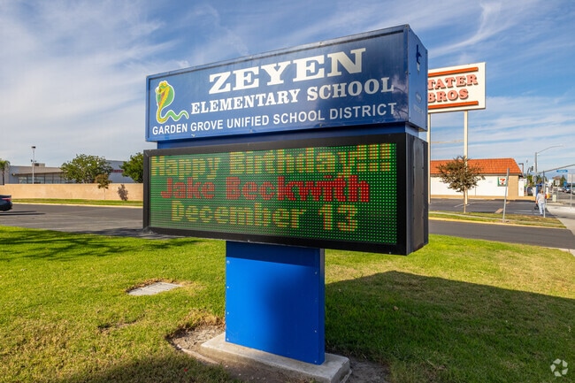 Zeyen Elementary School is a well known school in the community.