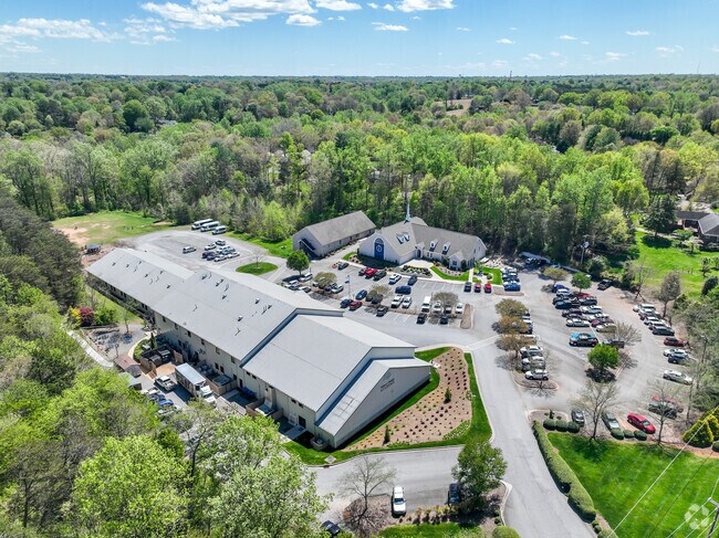 A view of the campus at Hickory Christian Academy.