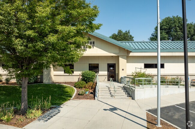 Student entrance at Vallieview Academy in Nampa.