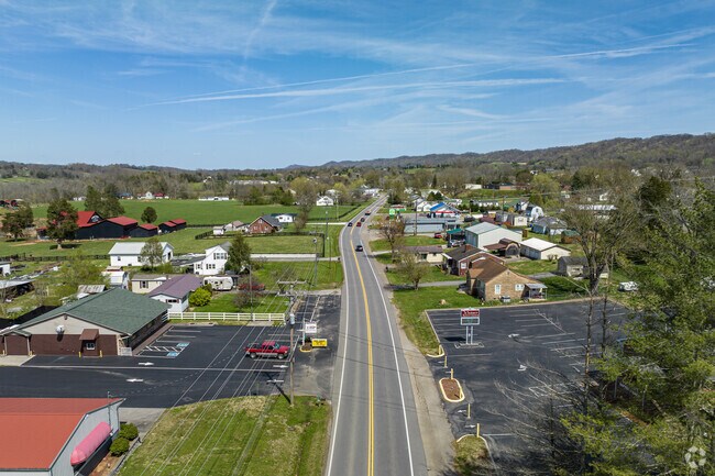 Aerial View of Highway 61, Which Runs Through Andersonville, TN