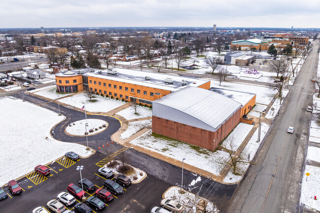 Bryant Elementary School has outdoor space for students.