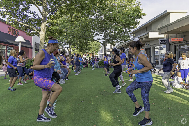 Residents of Southeast Yonkers enjoy Free Zumba classes at the Cross County Mall.
